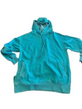 Filly Flair Teal Hoodie Sweatshirt Size Small